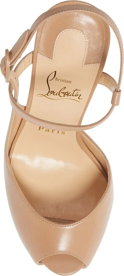 Jenlove Ankle Strap Peep Toe Stiletto - Image 5