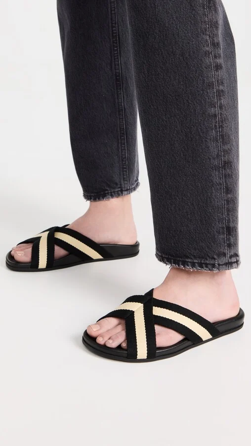 Jenni Kayne Cotton Crossover Sandals - Image 3