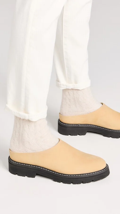 Jenni Kayne Oiled Leather Lug Sole Mules - Image 2