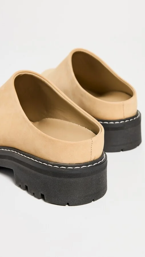 Jenni Kayne Oiled Leather Lug Sole Mules - Image 4