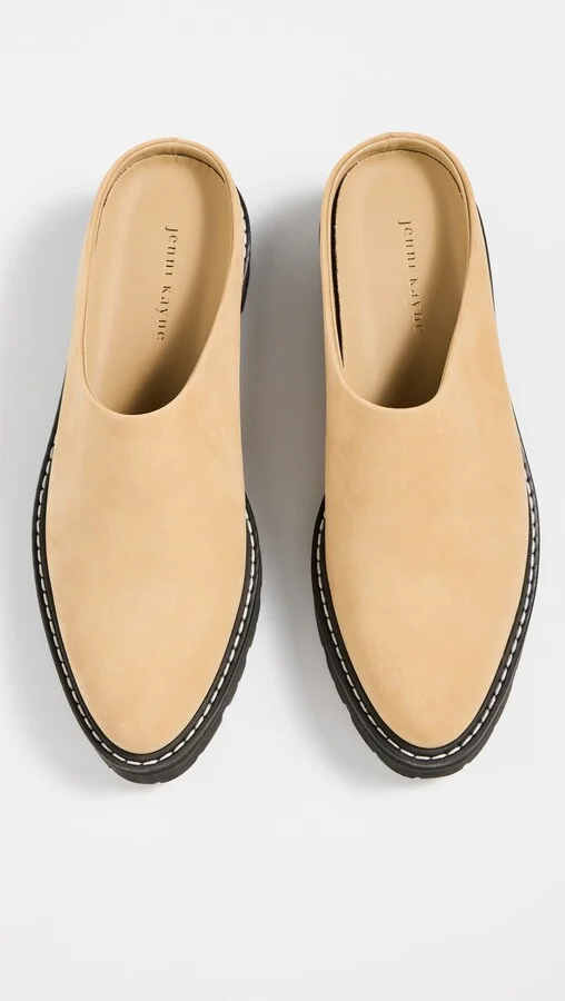 Jenni Kayne Oiled Leather Lug Sole Mules - Image 5