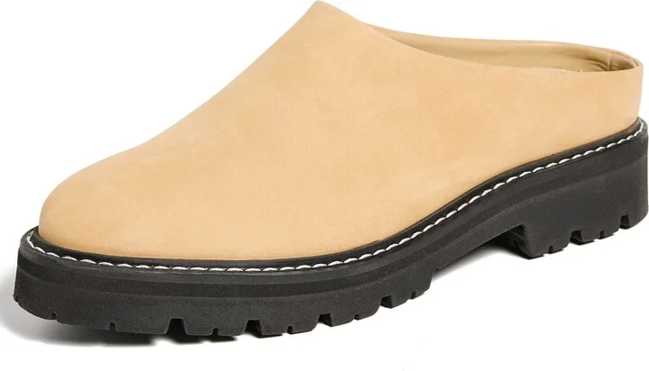 Jenni Kayne Oiled Leather Lug Sole Mules