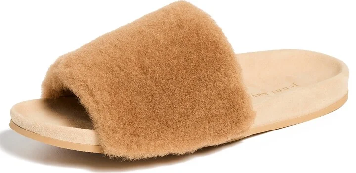 Jenni Kayne Shearling Slide Sandals