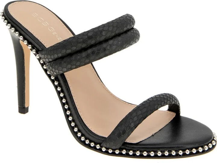 Jenni Womens Leather Dressy Heels