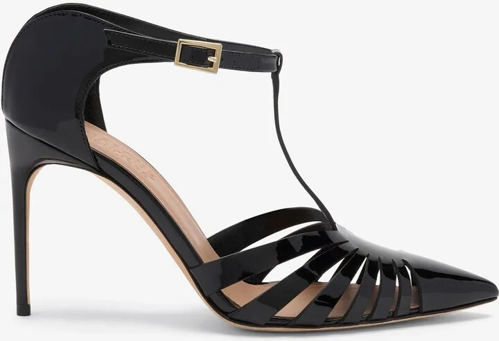 Jennifer 90 Patent Leather Mules