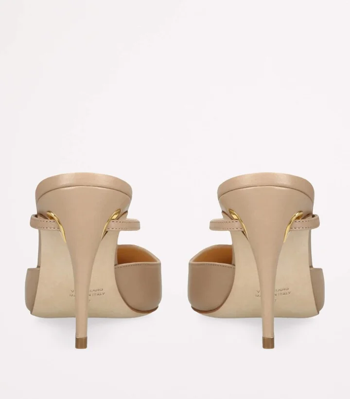 Jennifer Chamandi Leather Giuseppe Mules 85 - Image 2