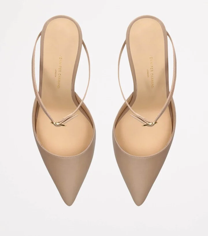 Jennifer Chamandi Leather Giuseppe Mules 85 - Image 4