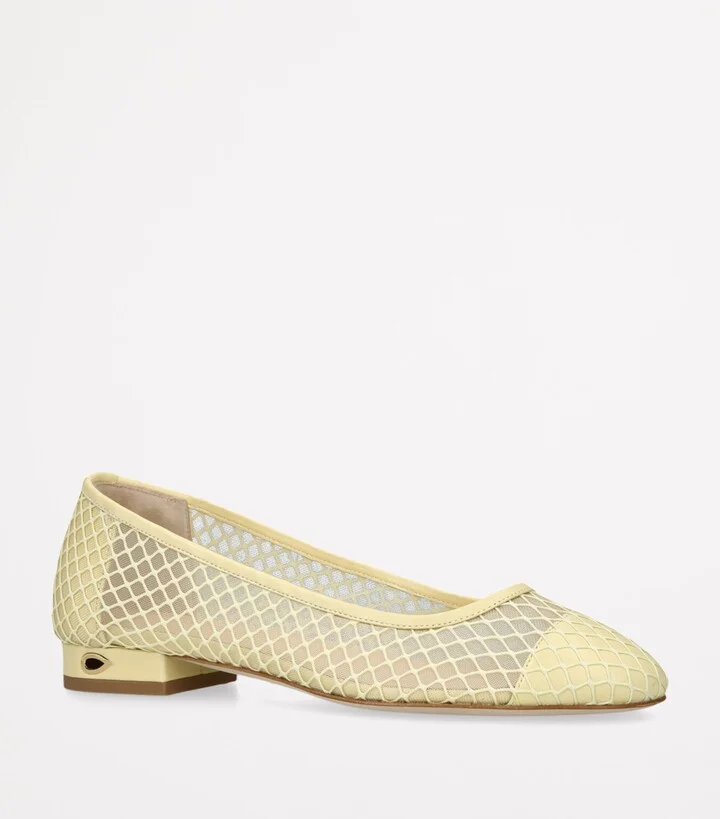 Jennifer Chamandi Mesh Paolo Ballet Flats - Image 3