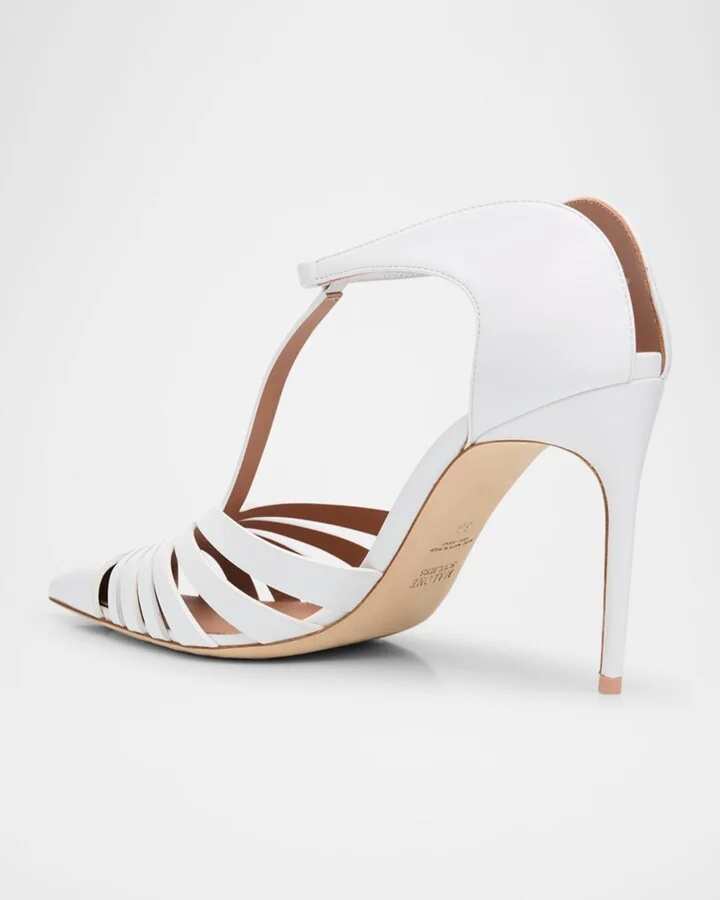 Jennifer Cutout T-Strap Mule Pumps - Image 4