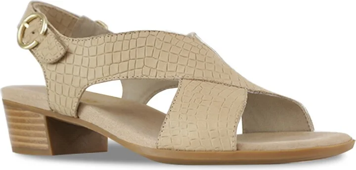 Tan Croc Nubuck