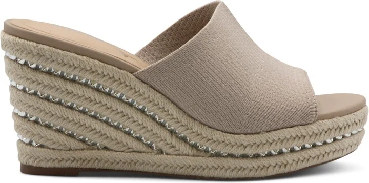 Jeremy Espadrille Platform Wedge Slide Sandal - Image 2