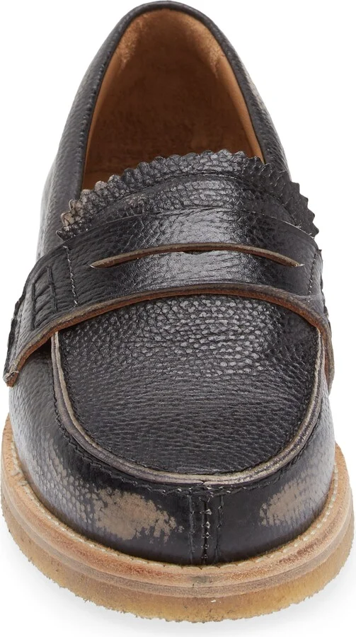Jerry Grained Leather Penny Loafer - Image 4