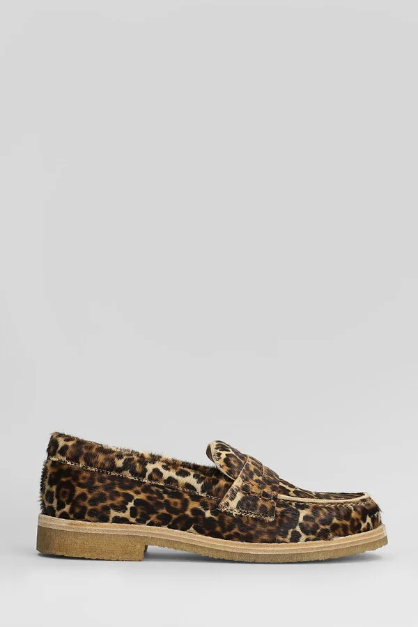 Jerry Loafers In Animalier Pony Skin