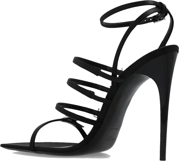 Jerry Satin Sandals - Image 3