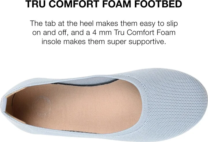 Jersie Knit Ballet Flat - Wide Width - Image 7