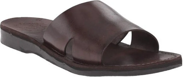 Jerusalem Sandals Bashan - Leather Slide Sandal - Womens Sandals