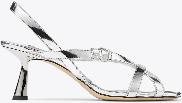 Jess 65 Sandals in Metallic Leather