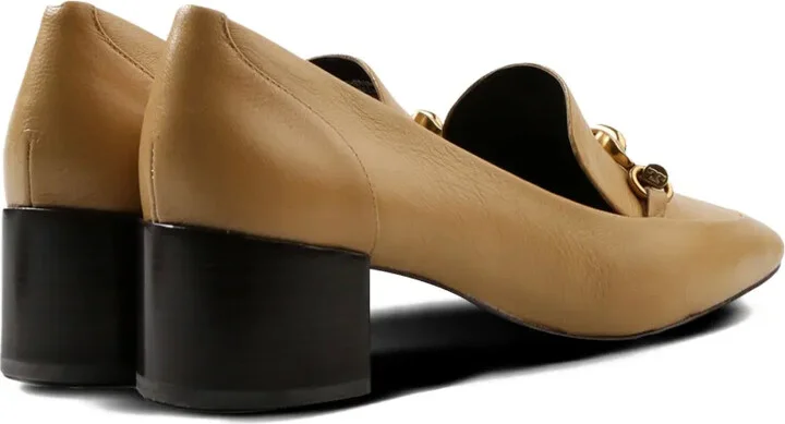 Jessa chain-embellished block-heel pumps - Image 3