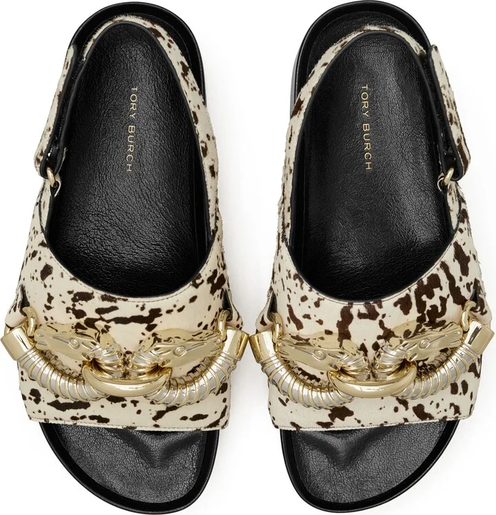 Jessa Genuine Calf Hair Slingback Platform Sandal - Image 3