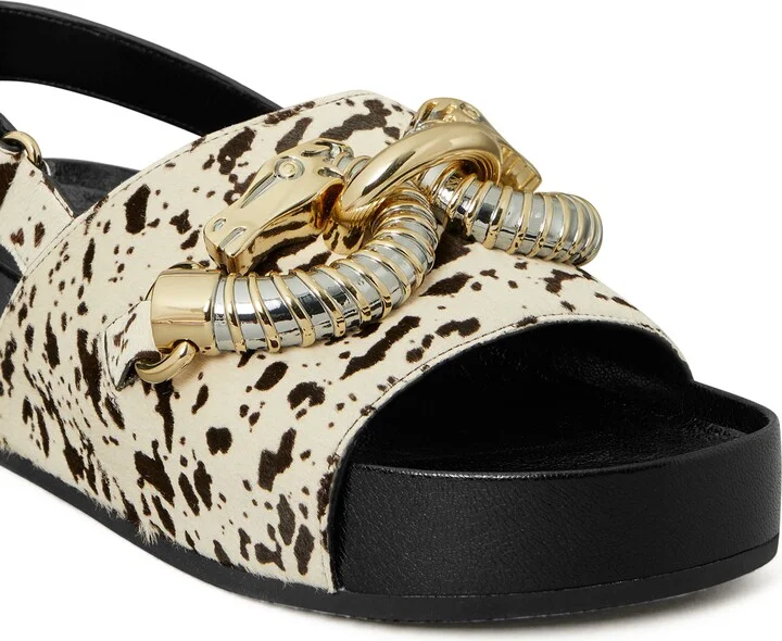 Jessa Genuine Calf Hair Slingback Platform Sandal - Image 4