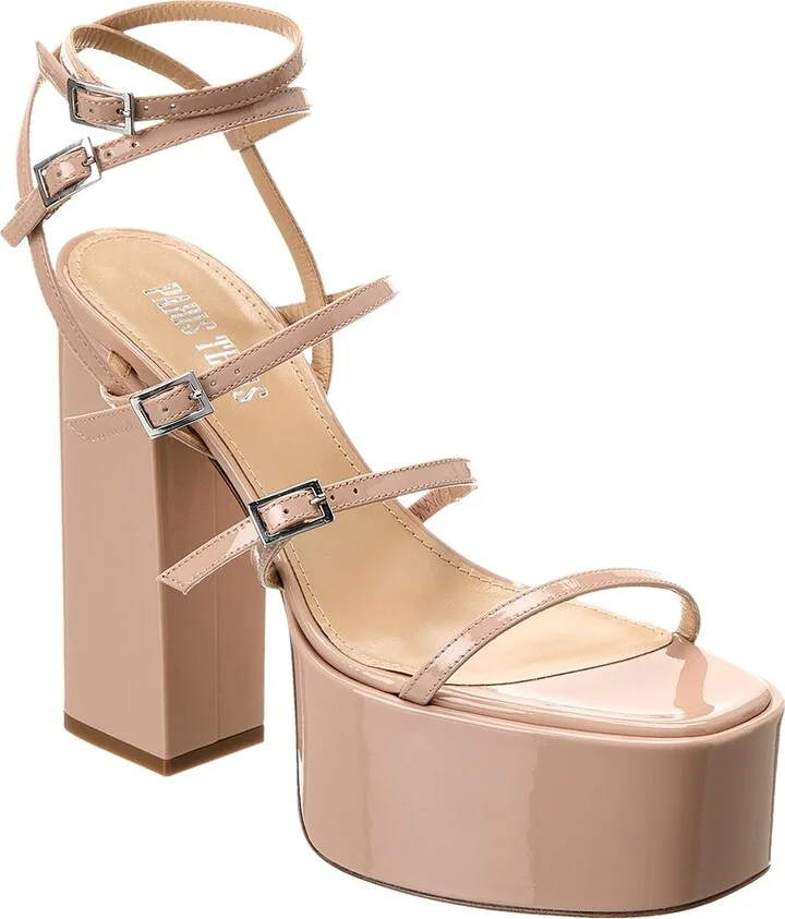 Jessica Patent Platform Sandal