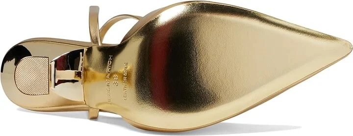 Jessica Rich Khloe Slingback High Women's Heels Gold : 11 M, Leather - Image 3