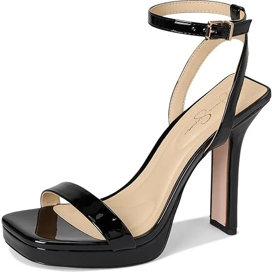 Jessica Simpson Adonia High Heel Sandals Women's Shoes Black : 8 M, Faux Leather - Image 5