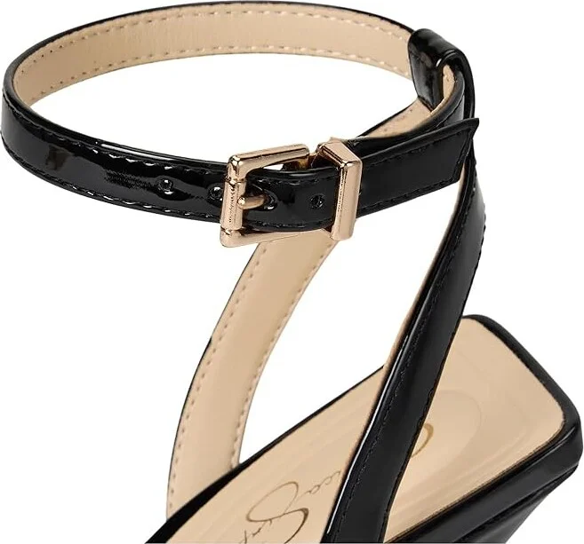 Jessica Simpson Adonia High Heel Sandals Women's Shoes Black : 8 M, Faux Leather - Image 7
