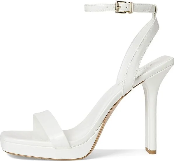 Jessica Simpson Adonia High Heel Sandals Women's Shoes Bright White : 9 M, Faux Leather - Image 6