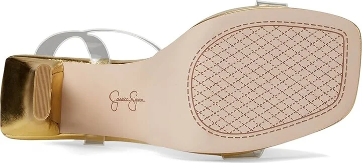 Jessica Simpson Adonia High Heel Sandals Women's Shoes Clear : 10 M, Faux Leather - Image 3