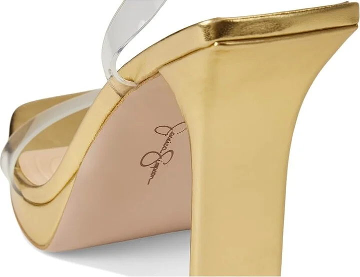 Jessica Simpson Adonia High Heel Sandals Women's Shoes Clear : 10 M, Faux Leather - Image 7