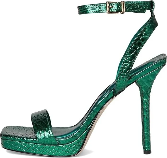 Jessica Simpson Adonia High Heel Sandals Women's Shoes Gem Green : 5 M, Faux Leather - Image 6