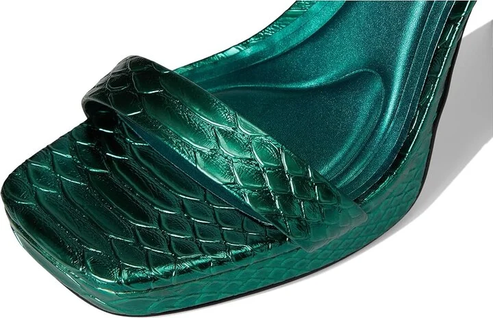 Jessica Simpson Adonia High Heel Sandals Women's Shoes Gem Green : 5 M, Faux Leather - Image 7