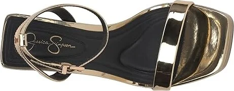 Jessica Simpson Adonia High Heel Sandals Women's Shoes Gold : 5 M, Faux Leather - Image 2