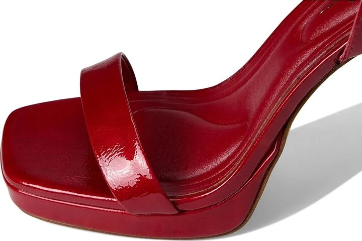 Jessica Simpson Adonia High Heel Sandals Women's Shoes Red Muse : 7 M, Faux Leather - Image 7
