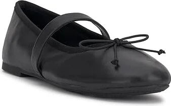 Jessica Simpson Azalina Mary Jane Flats Women's Flat Shoes Black : 9.5 M, Polyester/Rubber - Image 5