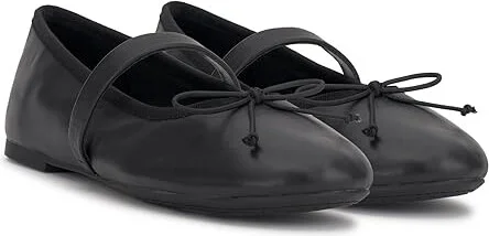 Jessica Simpson Azalina Mary Jane Flats Women's Flat Shoes Black : 9.5 M, Polyester/Rubber