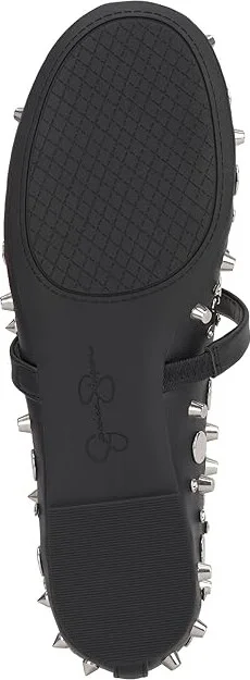 Jessica Simpson Azalina Mary Jane Flats Women's Flat Shoes Black : 9 M, Leather/Polyester/Rubber - Image 3
