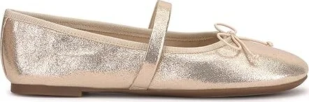Jessica Simpson Azalina Mary Jane Flats Women's Flat Shoes Champagne : 10 M, Polyester/Rubber - Image 6