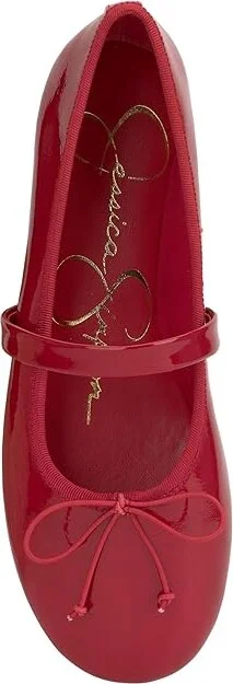 Jessica Simpson Azalina Mary Jane Flats Women's Flat Shoes Red Muse : 10 M, Polyester/Rubber - Image 2