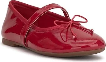 Jessica Simpson Azalina Mary Jane Flats Women's Flat Shoes Red Muse : 10 M, Polyester/Rubber - Image 5