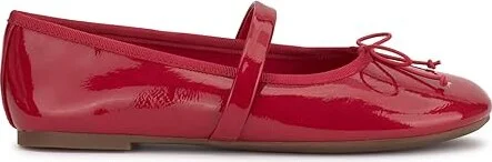 Jessica Simpson Azalina Mary Jane Flats Women's Flat Shoes Red Muse : 10 M, Polyester/Rubber - Image 6