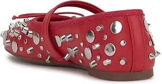 Jessica Simpson Azalina Mary Jane Flats Women's Flat Shoes Red Muse : 6 M, Leather/Polyester/Rubber - Image 4