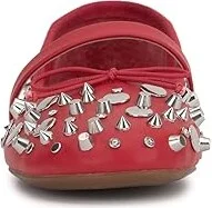 Jessica Simpson Azalina Mary Jane Flats Women's Flat Shoes Red Muse : 6 M, Leather/Polyester/Rubber - Image 5