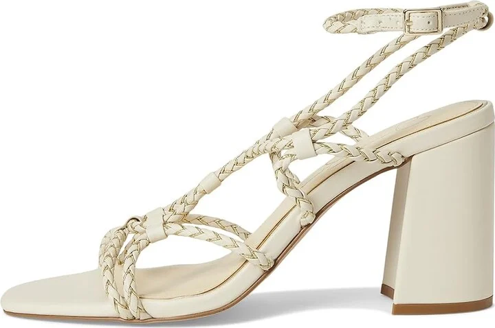 Jessica Simpson Azimma Braided Block Heel Sandals Women's Sandals Soft Ivory : 11 M, Faux Leather - Image 6