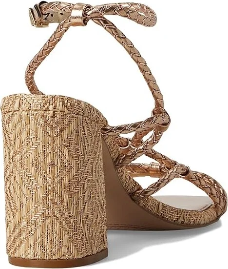 Jessica Simpson Azimma Braided Block Heel Sandals Women's Sandals Soft Ivory : 11 M, Faux Leather - Image 10
