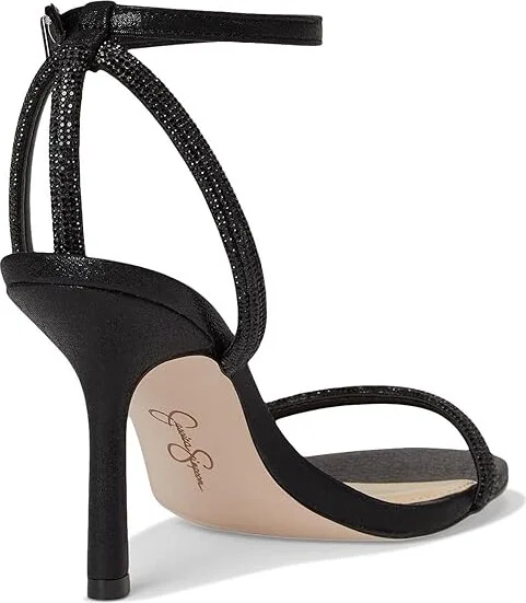 Jessica Simpson Baharia Ankle Strap Sandals Women's Shoes Black : 6.5 M, Synthetic - Image 4