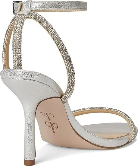 Jessica Simpson Baharia Ankle Strap Sandals Women's Shoes Black : 6.5 M, Synthetic - Image 10