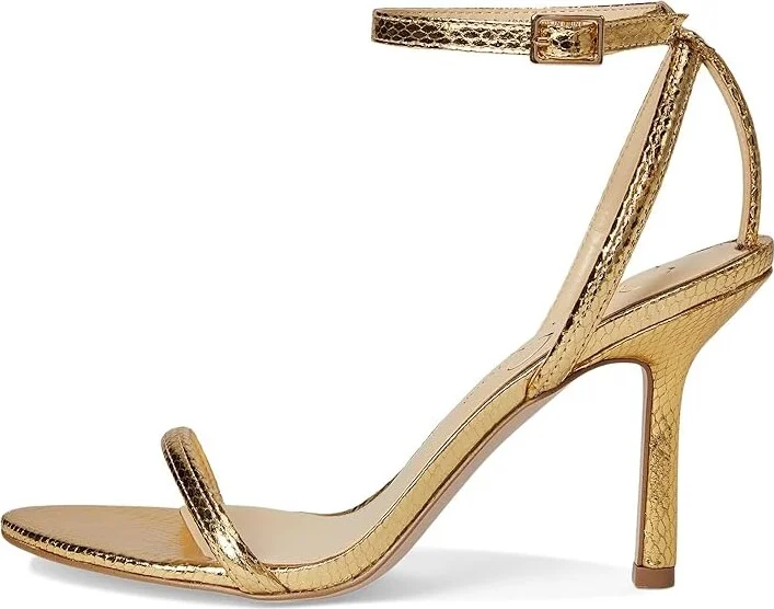 Jessica Simpson Baharia Ankle Strap Sandals Women's Shoes Gold : 9.5 M, Synthetic - Image 6
