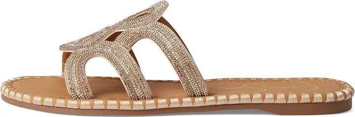 Jessica Simpson Bria Flat Woven Sandals Women's Sandals Champagne : 7.5 M, Synthetic - Image 6